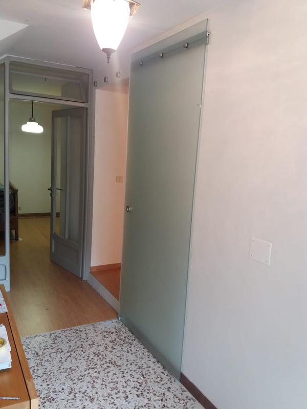 Vetrata scorrevole o porta interna in vetro - Vetreria Allais Torino