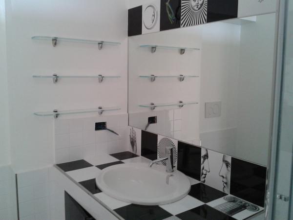 Rivestimento parete in vetro - Vetreria Allais Torino