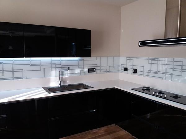 Rivestimento parete in vetro - Vetreria Allais Torino
