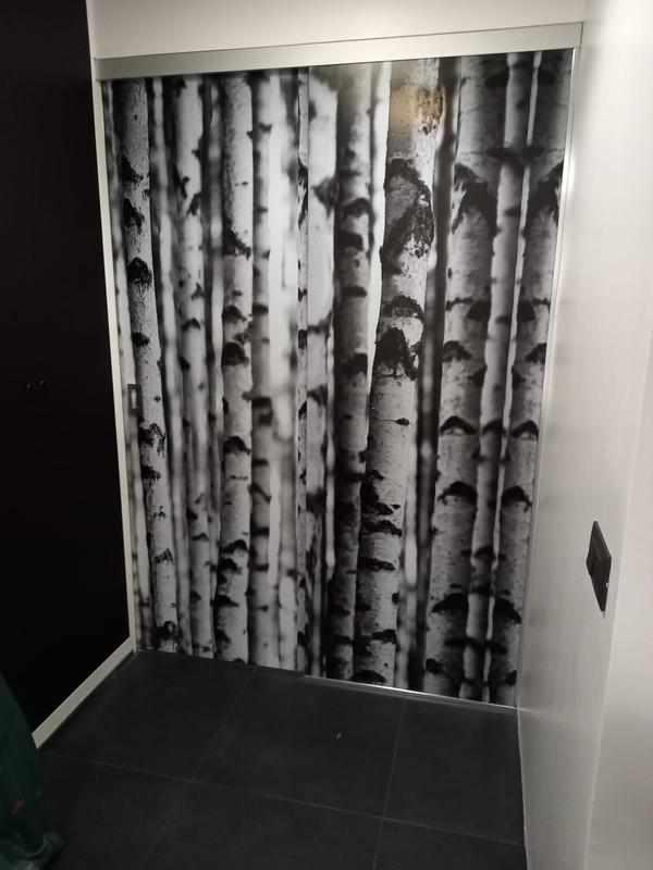 Vetrata scorrevole o porta interna in vetro - Vetreria Allais Torino