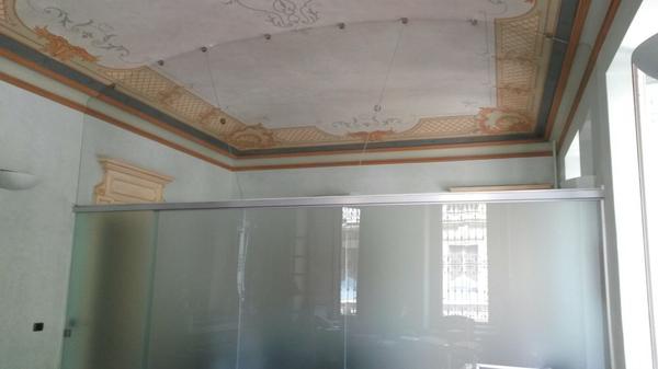Vetrata scorrevole o porta interna in vetro - Vetreria Allais Torino