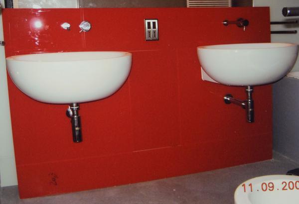 Rivestimento parete in vetro - Vetreria Allais Torino