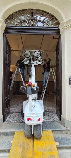 Vetrata scorrevole o porta interna in vetro - Vetreria Allais Torino