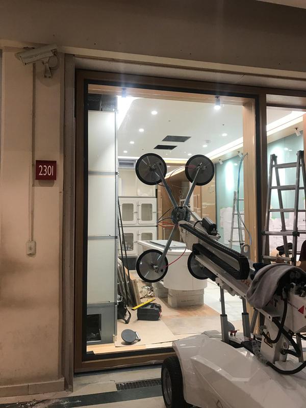 Vetrata scorrevole o porta interna in vetro - Vetreria Allais Torino